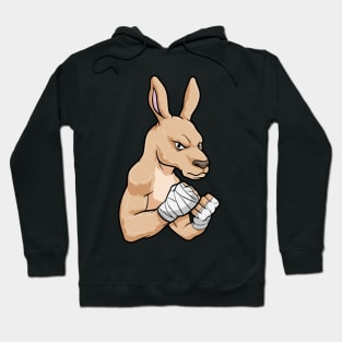 Kangaroo as Boxer at Boxing Hoodie